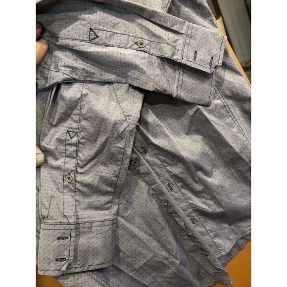 JB Holt Mens Long‎ Sleeve Shirt Gray Size XL Button Down extra large tailored - Picture 3 of 4